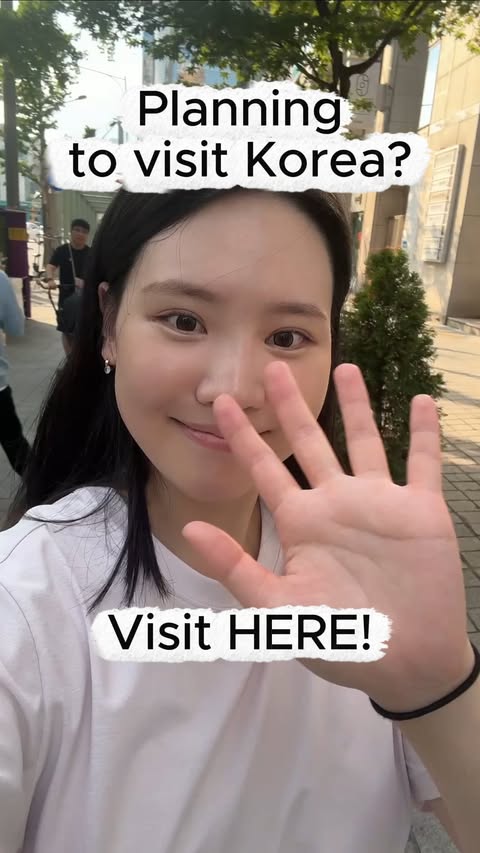 Instagram post by @serina_korea for OWM Pharm. Caption reads: If you visit Korea, you have to go to Korean....