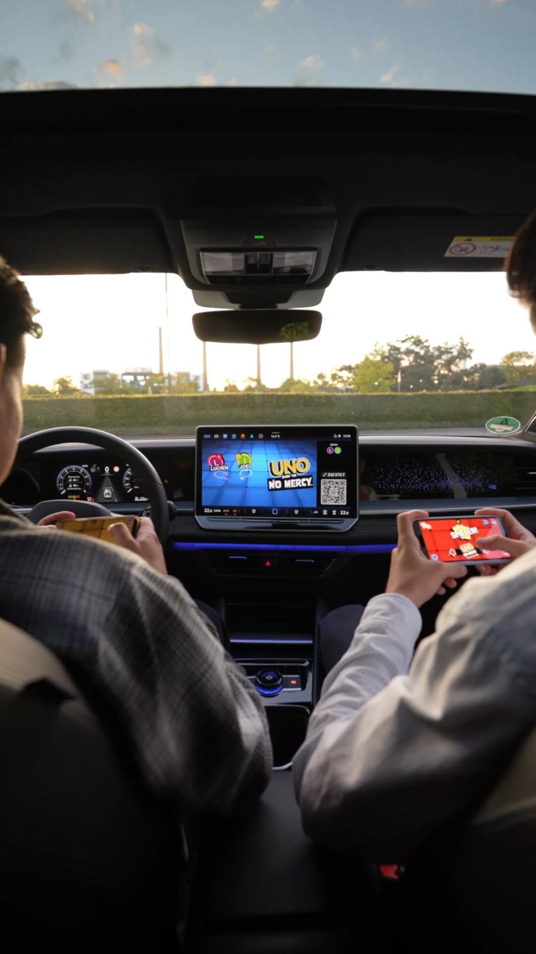 Instagram post by @airconsole for Unobravo. Caption reads: The ride? Smooth. The game? Savage. Play the new....