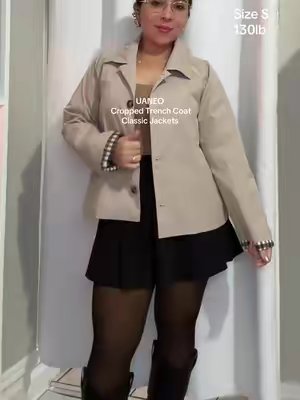 TikTok post by @mayramtnez for Uaneo. Caption reads: [...] #tiktokshopstockup #uaneo @Uaneo.