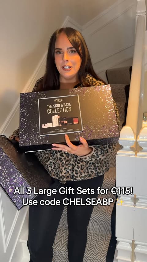 Instagram post by @chelseatylermcgrane for BPerfect Cosmetics. Caption reads: AD | This weekend only @bperfectcosmetics are....