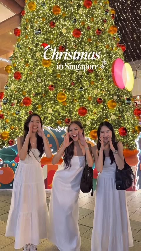 Instagram post by @micnienie for VisitSingapore. Caption reads: Feeling extra Christmassy in Singapore 🎄
Don’t....