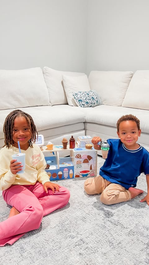 Instagram post by @janylsmithesq for Melissa & Doug. Caption reads: #ad Melissa & Doug toys have been a staple in our....