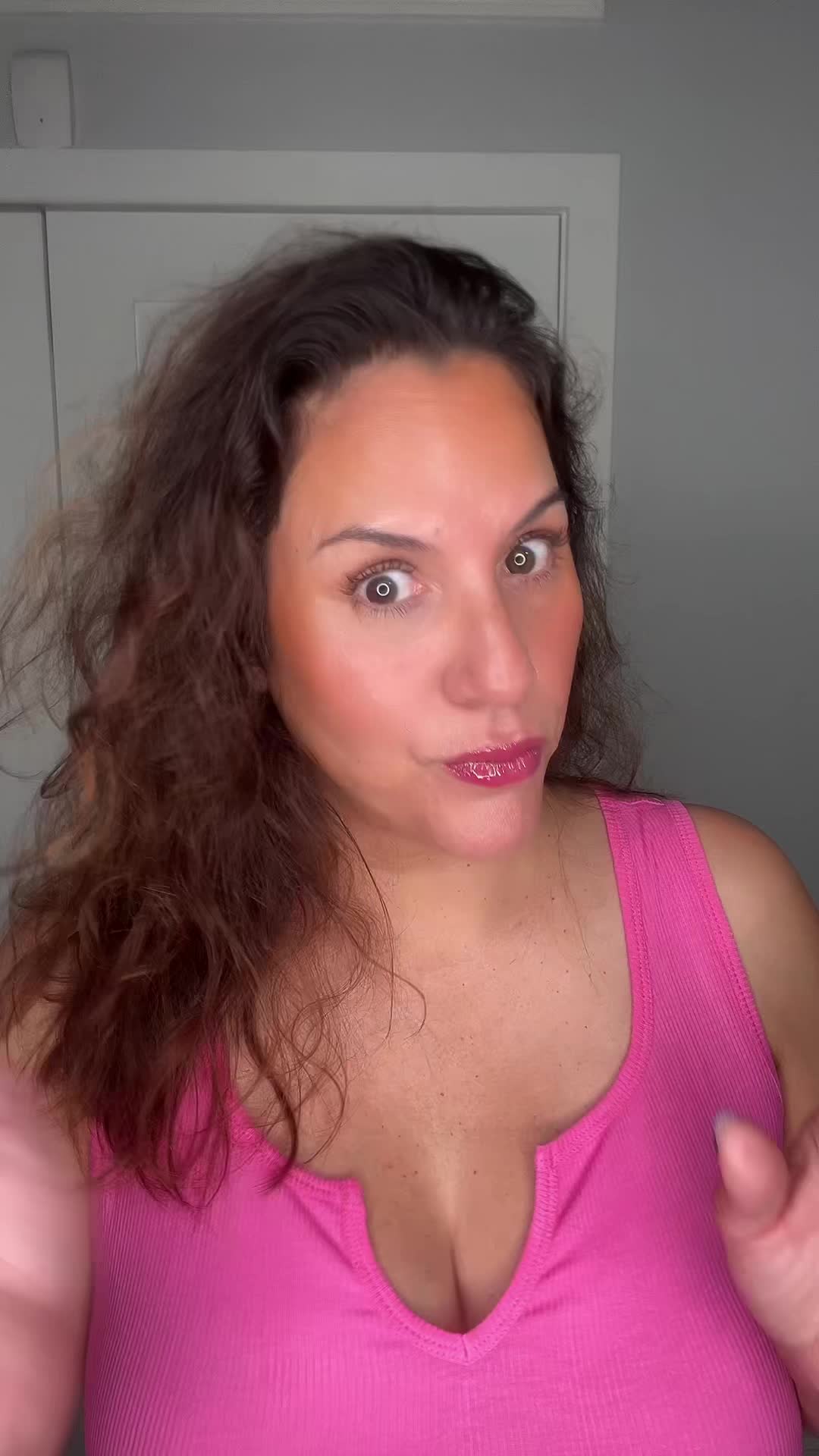 TikTok post by @nikyfrancoluna for NAKED SUNDAYS. Caption reads: Makeup Summer Essentials, Naked Sundays SPF 50 +....