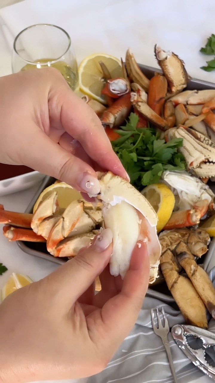 Instagram post by @christy_l_kitchen for Sitka Seafood Market. Caption reads: [...] of delicious fresh crabs 🦀 from....