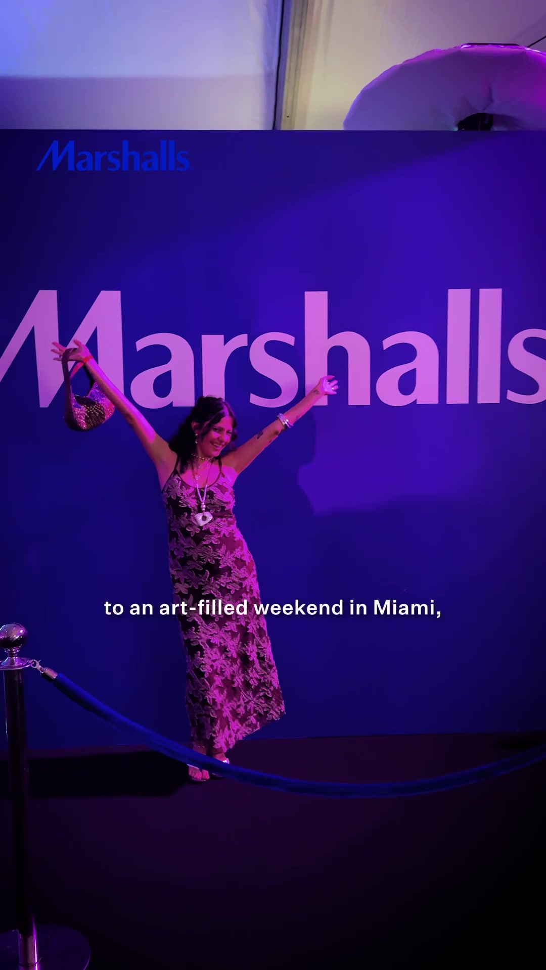 TikTok post by @nylonmag for Marshalls. Caption reads: @Marshalls styled one winner in an elevated look....