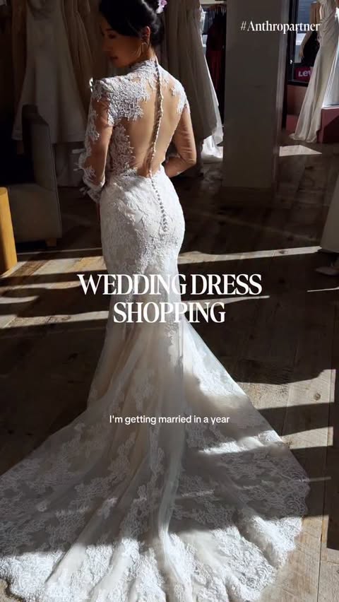 Instagram post by @seolahh_ for Anthropologie. Caption reads: [...] All the dresses I tried on at....