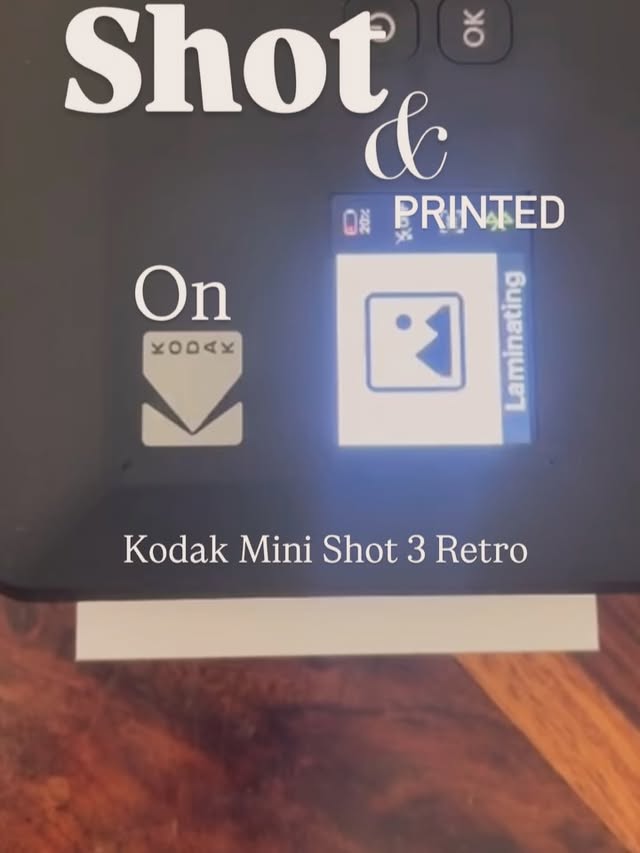 Instagram post by @decorwithshrec for Kodak Photo Printer. Caption reads: Sharing some of the sweetest, most personal....