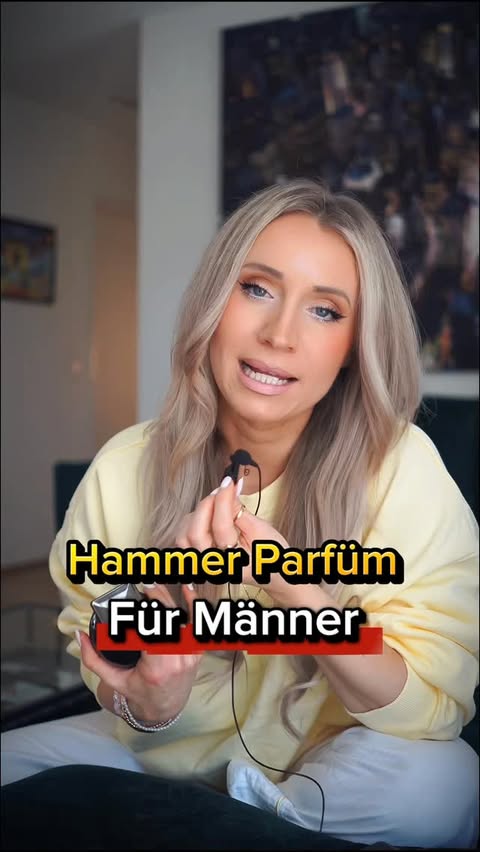 Instagram post by an influencer for Ataraj. Caption reads: parfümanzeige markennennung Hammer Parfüm für....