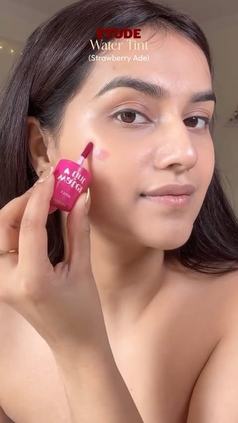 Instagram post by @garimasarraf224 for ETUDE. Caption reads: [...] tone 🍂 Comment for links 🔗 #ad #tints....