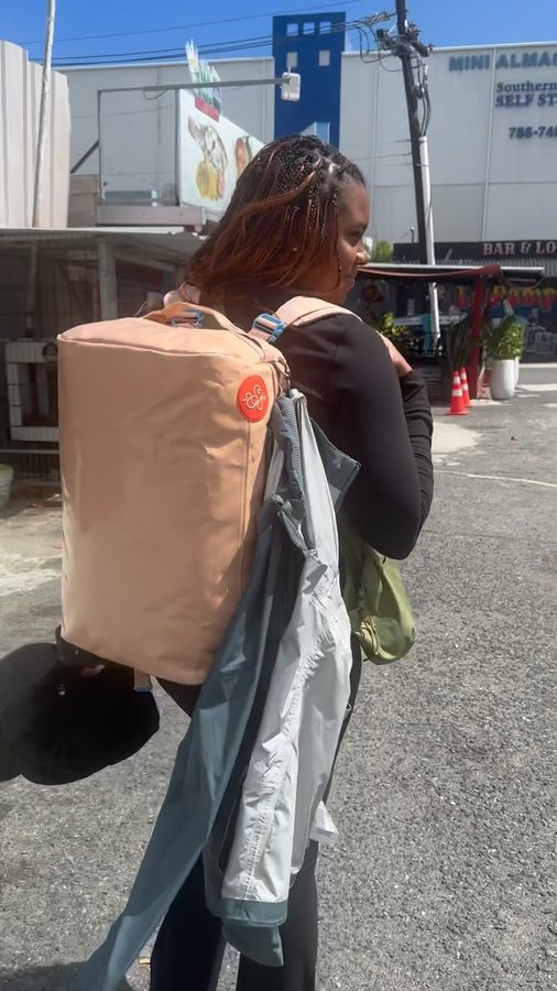 Instagram post by @annsclst for Baboon To The Moon. Caption reads: It’s truly me & my @baboontothemoon bags against....