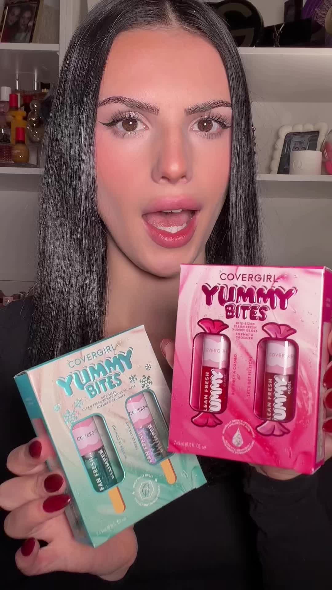 TikTok post by @natviolette for Walgreens. Caption reads: [...] most perfect stocking stuffers EVER at....