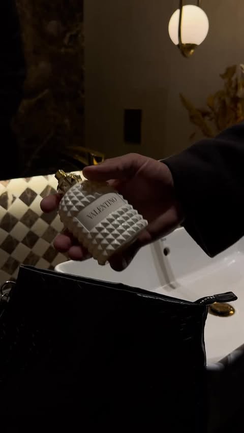 Instagram post by @bassemmyoussef for Valentino Beauty. Caption reads: Valentino Born in Roma
Rendez-Vous Ivory • Limited....