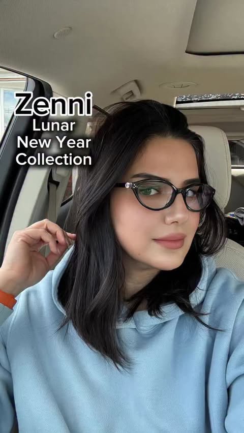 Instagram post by @sanazaydin for Zenni. Caption reads: [...] the Year of the Horse collection from....