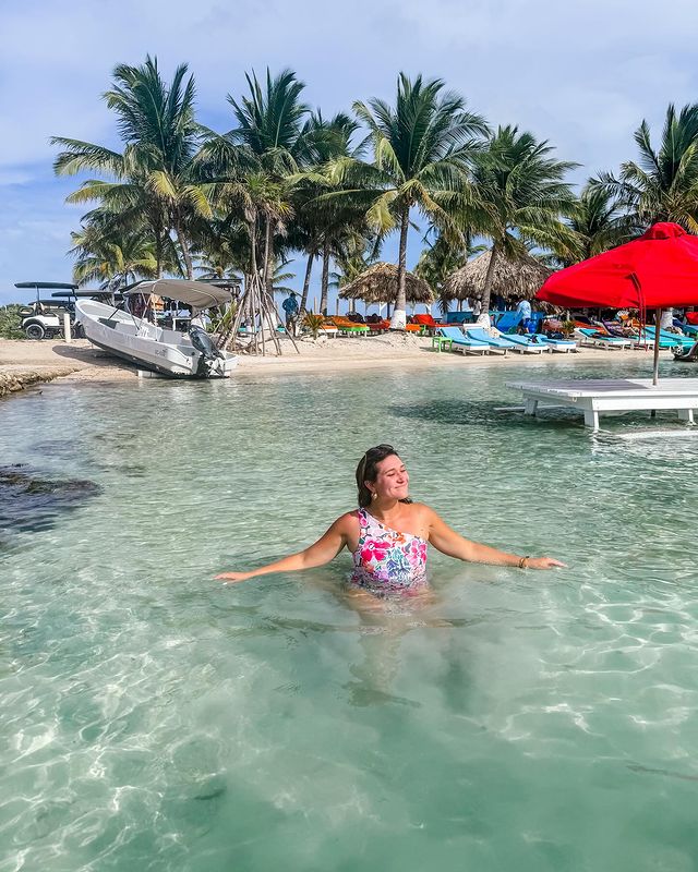 Instagram post by @ya_girl_taylor_allen for summersalt. Caption reads: Swimsuits on repeat this summer from @summersalt....