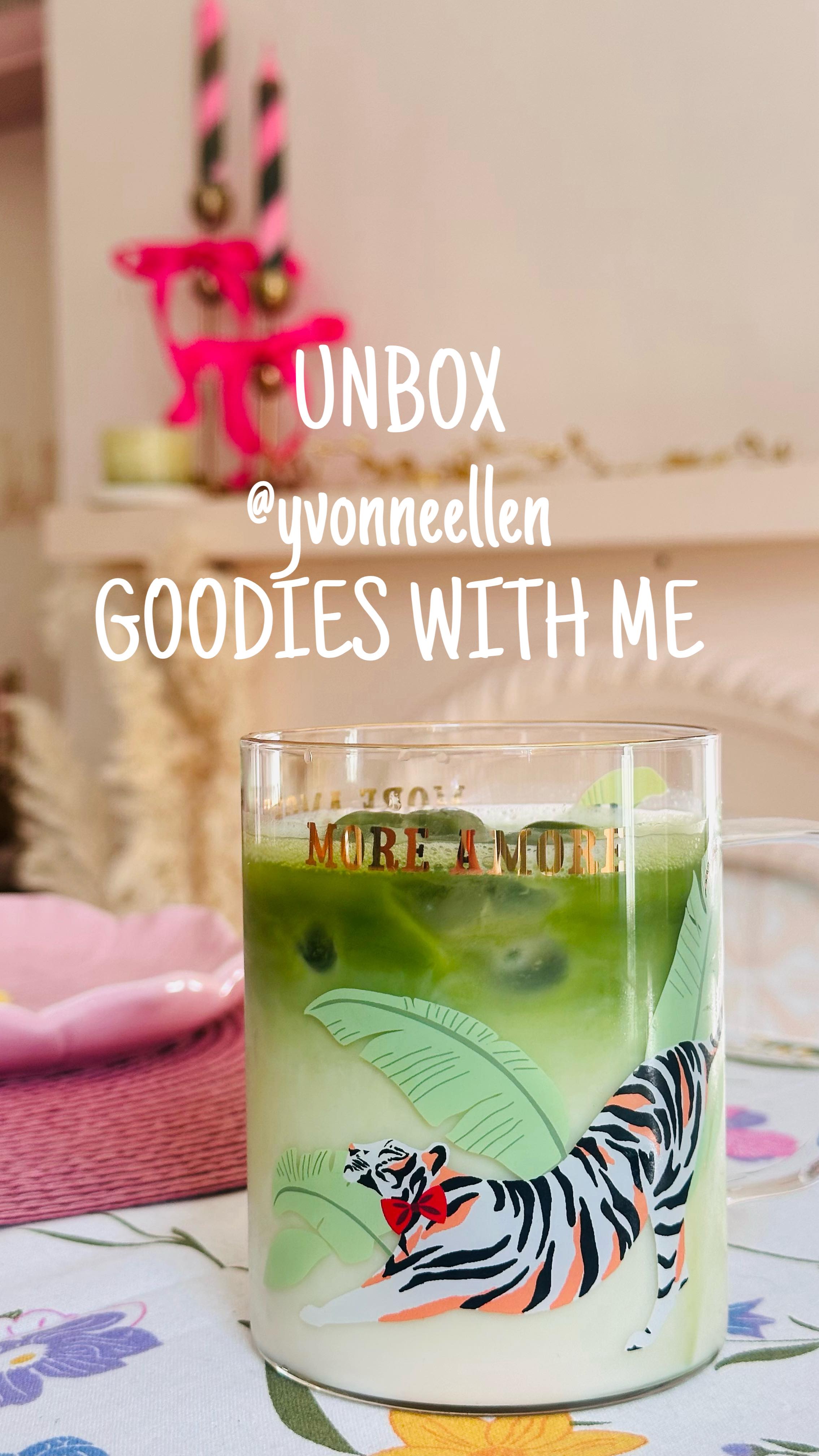 Instagram post by @byblaiseamber for Yvonne Ellen. Caption reads: [...] pink package arrives in the post!....