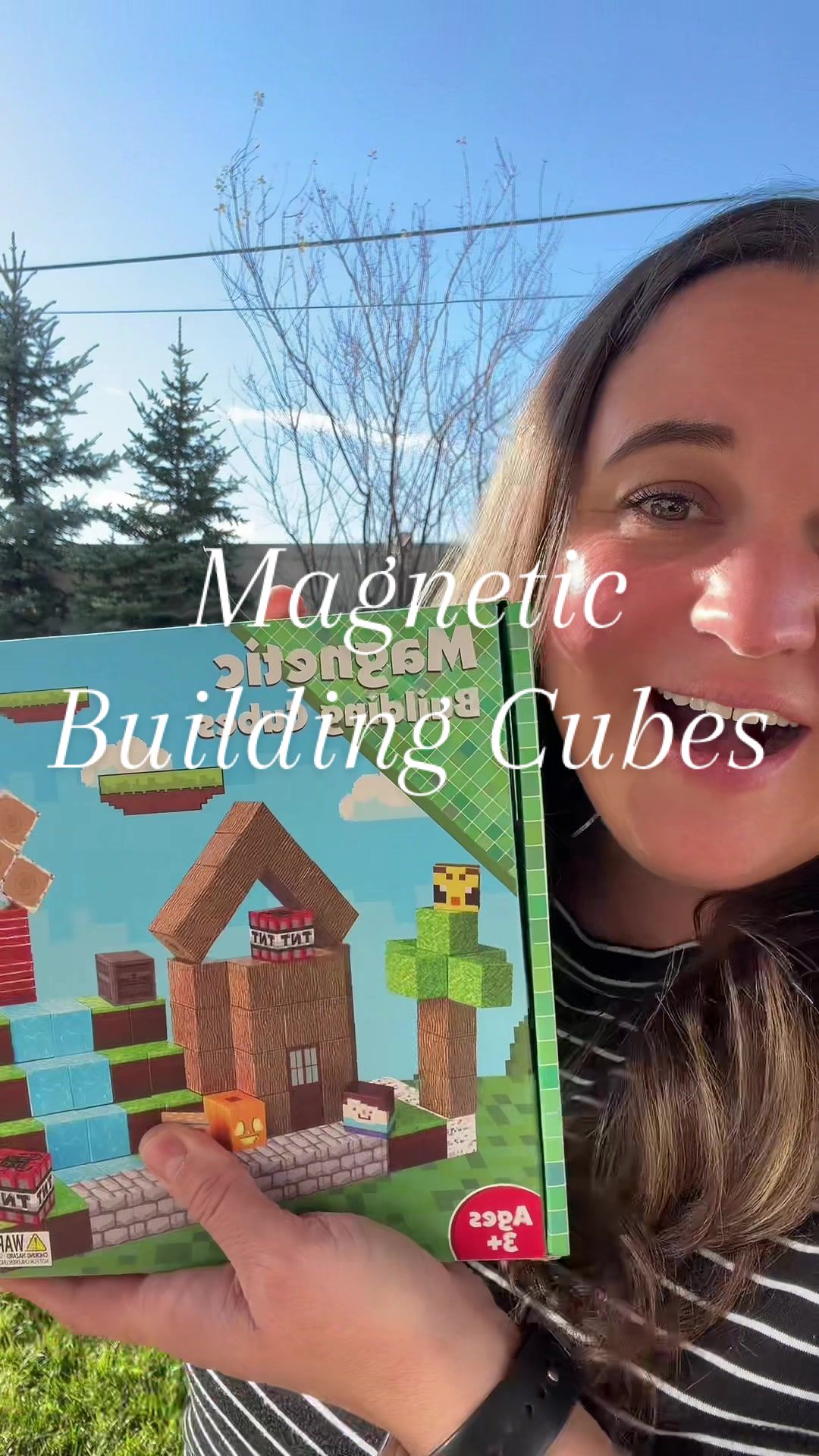 TikTok post by @jen_21120 for Magnetopia. Caption reads: I have a feeling these @Magnetopia building cubes....