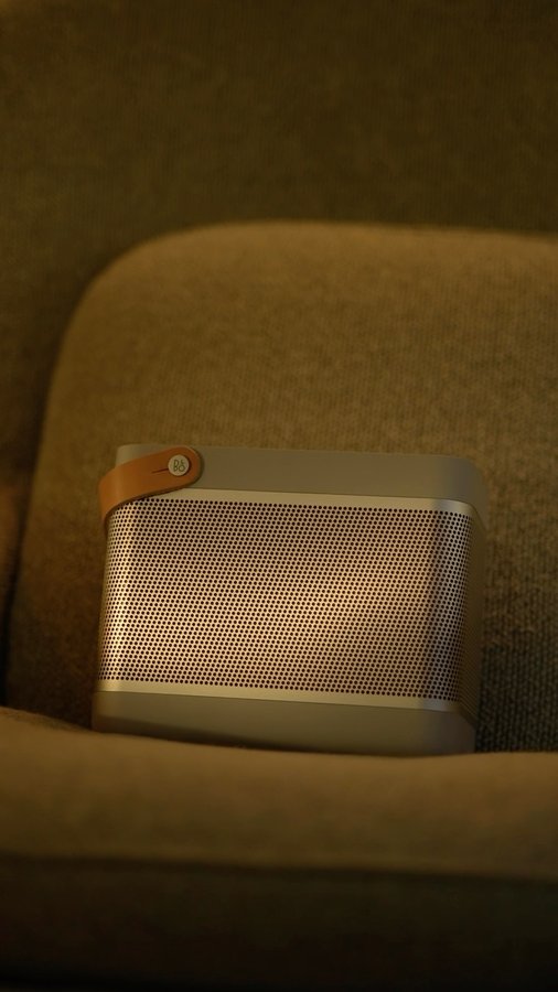 Instagram post by @hoteldepourtales for Bang & Olufsen. Caption reads: Gather around, let the music flow, and create....