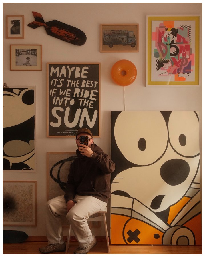 Instagram post by @shotsbycolin for TASCHEN. Caption reads: hey 👋🏼 — wednesday again 

[ad/tags]

#interior....