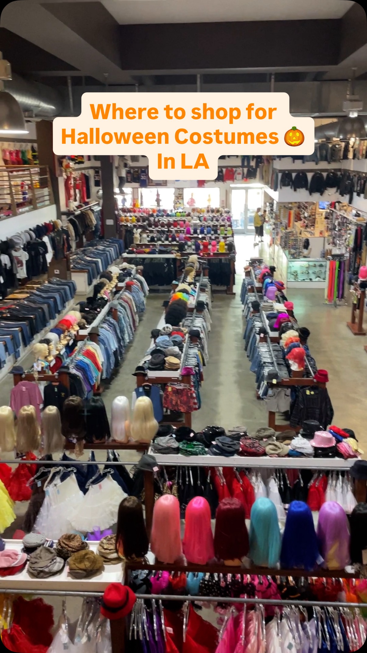 Instagram post by @iguanavintageclothing for Discover Los Angeles. Caption reads: LINK IN BIO! Los Angeles loves Halloween. If you....