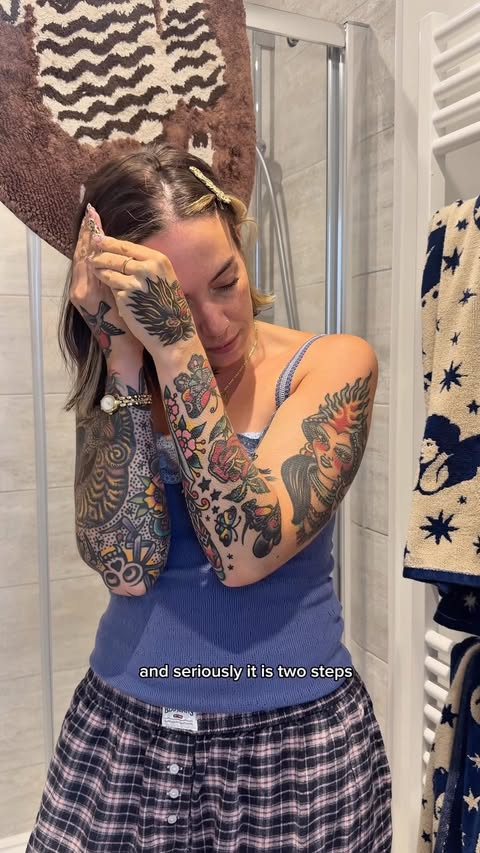 Instagram post by @alyshadevon for Dermatica. Caption reads: [...] my skincare routine so I’ve been using....