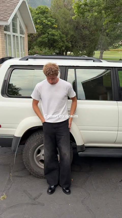 Instagram post by @garrettcottle for Cotton On. Caption reads: Current rotation @cottonon #Ad.