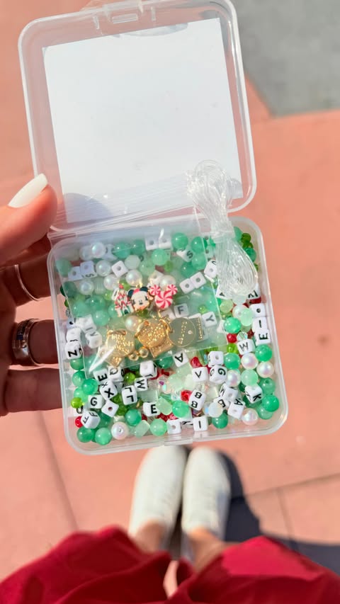 Instagram post by @disneyforfoodies for Little Words Project. Caption reads: Come with me to the Little Words Project Holiday....