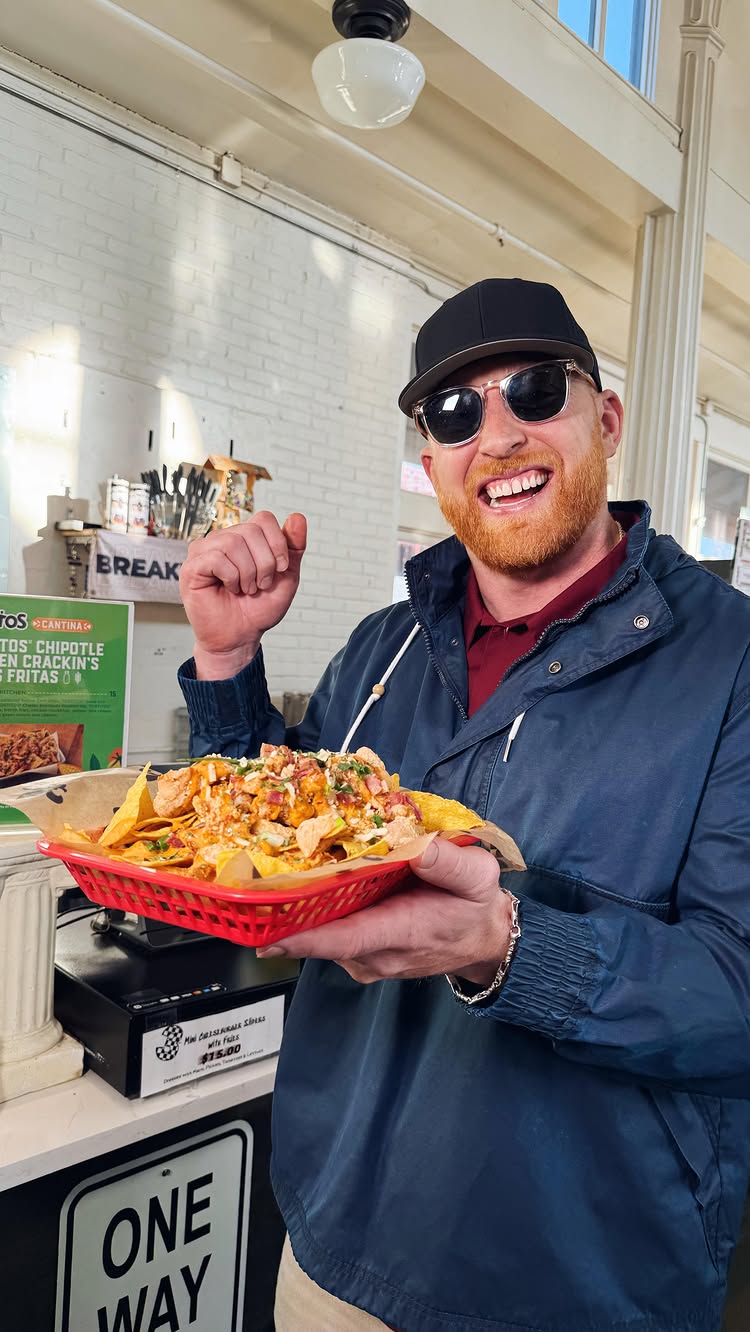 Instagram post by @geraldgruenig for Tostitos. Caption reads: #Tostitos_Partner The TOSTITOS® Cantina at St.....