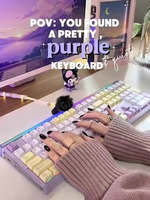 TikTok post by @jupiter.coded for Aula. Caption reads: [...] Tri-mode connection. . . . . . . . . . .....