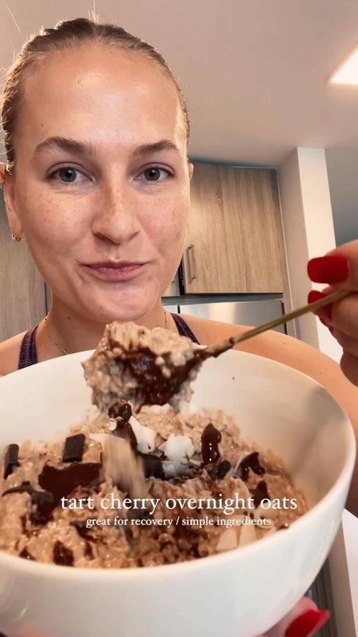 Instagram post by @onecrazedfoodie for InsideTracker. Caption reads: I’ve discovered it.. the perfect runners....