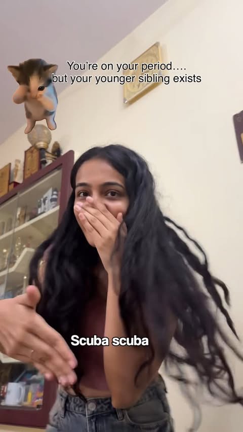 Instagram post by @siblingsofmadras for Nua. Caption reads: [...] person, it has to be younger siblings 🙄....