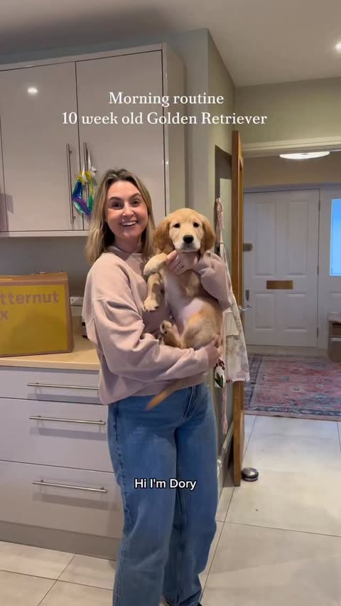 Instagram post by @mummysflippinhouse for Butternut Box. Caption reads: [...] Doris home, Missy was already loving....