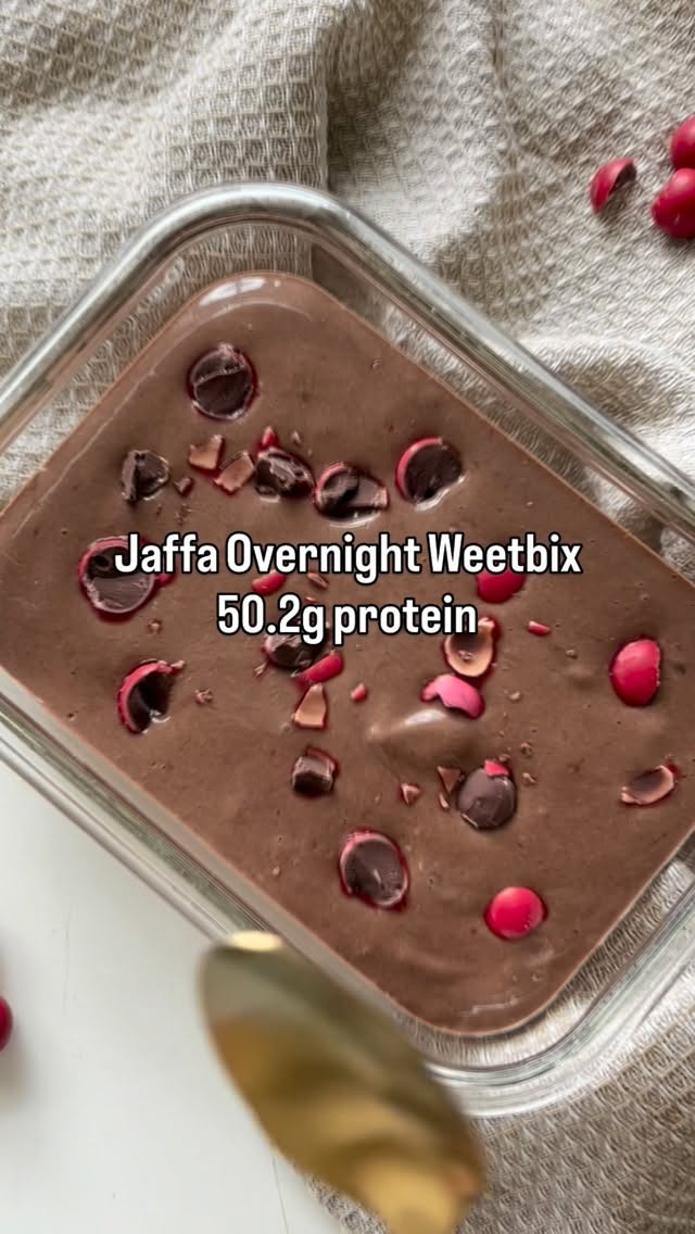 Instagram post by @she_snacks for Bulk Nutrients. Caption reads: For a high-protein breakfast that tastes like....