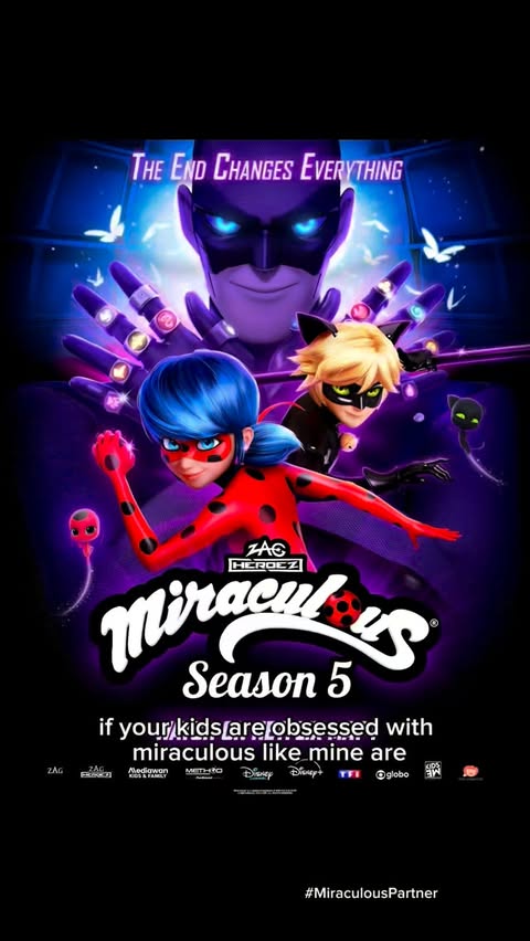 Instagram post by @az_familyadventures for Miraculous Ladybug. Caption reads: [...] #NetflixFamily #FamilyMovieNight....