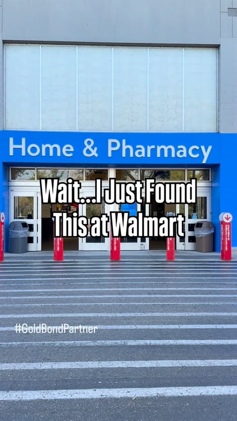 Instagram post by @walmartbargains for GOLD BOND. Caption reads: [...] this at Walmart and had to share....