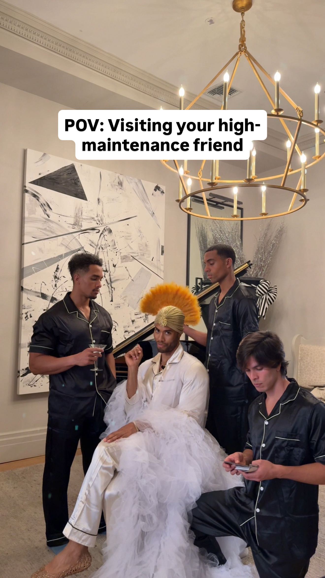 Instagram post by @cjshepjr for Mattress Firm. Caption reads: Even my mattress is filled with abundance, darling....