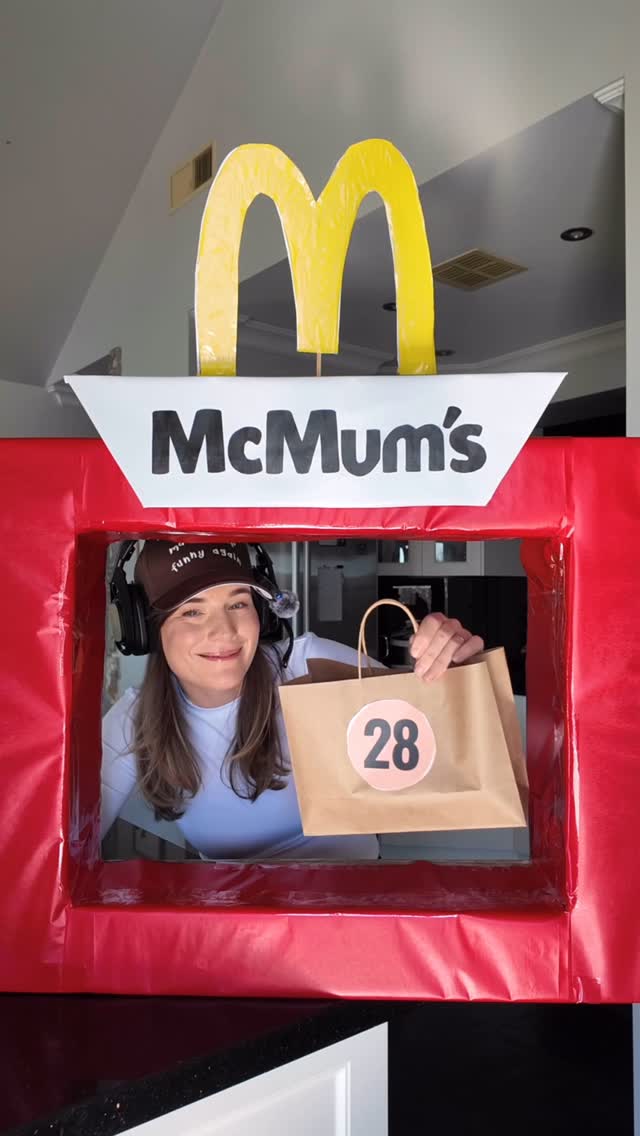 Instagram post by @oliviawhite for 28bysamwood. Caption reads: Faster then actual “fast food” 😆 and I won’t....