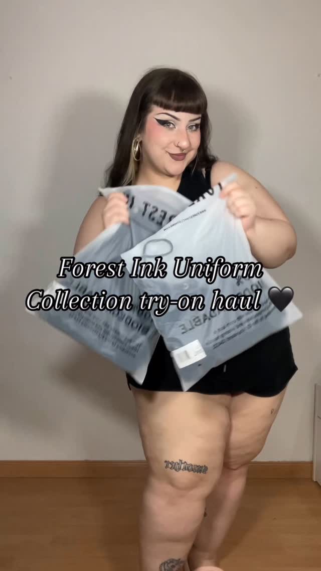 Instagram post by @martaxfits for Forest Ink. Caption reads: New @forestinkclothing Uniform Collection [...].