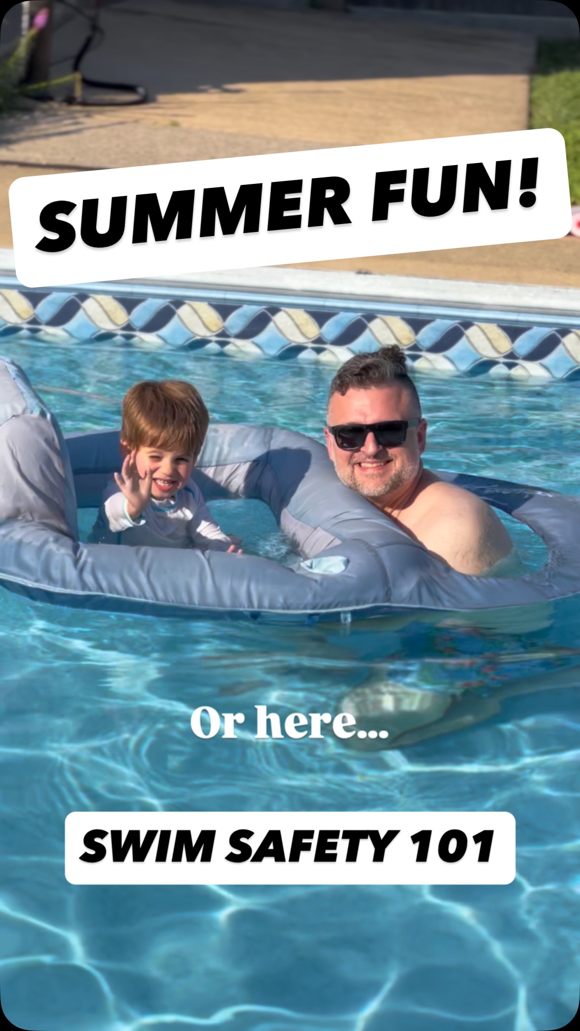 Instagram post by @themichaelmaguire for Goldfish Swim School. Caption reads: We love @goldfishswimschool!

@goldfish_denville....