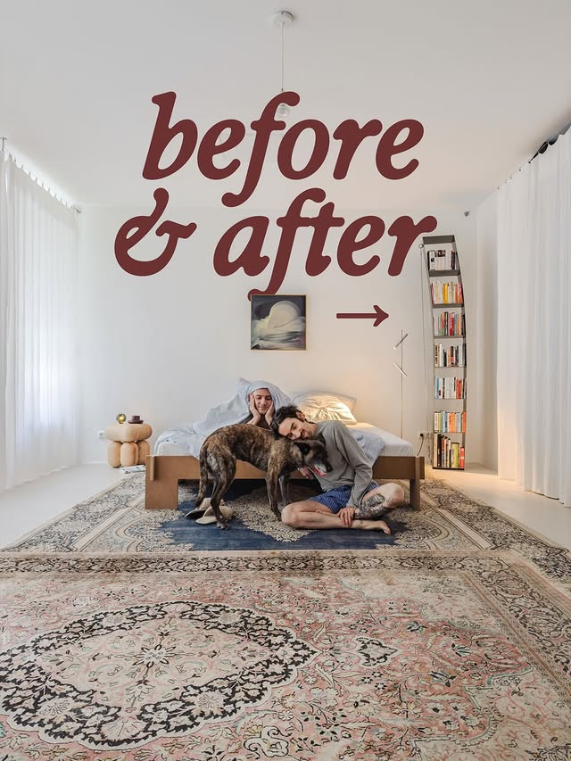 Instagram post by @theberlinchapters for Vetsak. Caption reads: Our space before -> after ✨

📷 Photos 3 and 11:....