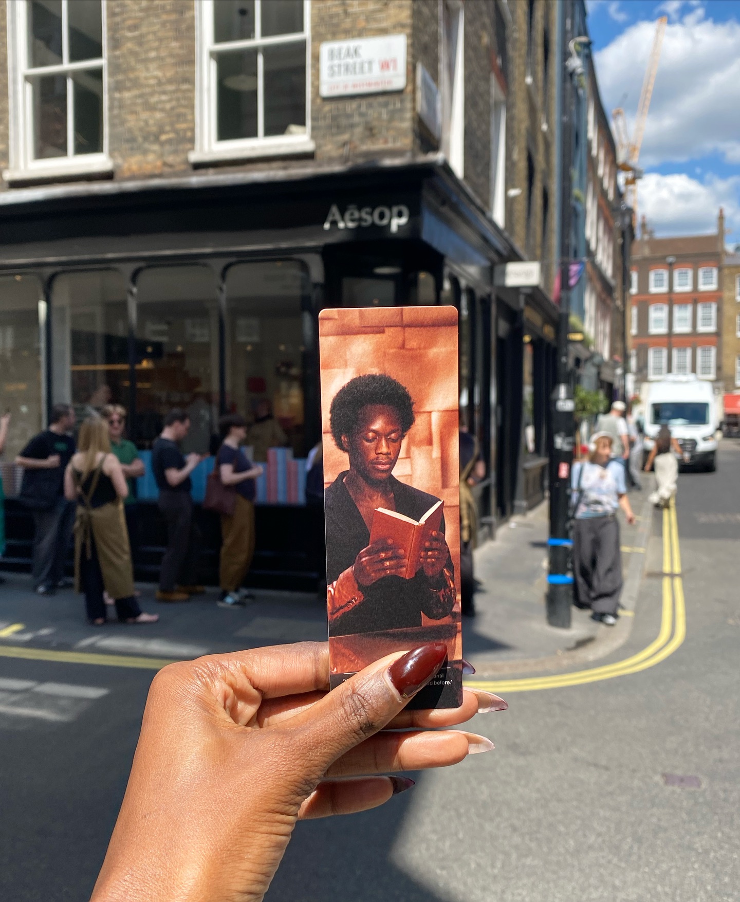 Instagram post by @gaysthewordbookshop for Harpercollinsuk. Caption reads: 📚✨ Write to Exist — The Aesop Queer Library is....