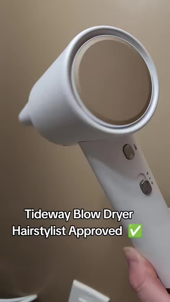 TikTok post by @tiffinator7 for Tideway. Caption reads: #onthisday The Tideway Hair Dryer is the best!....