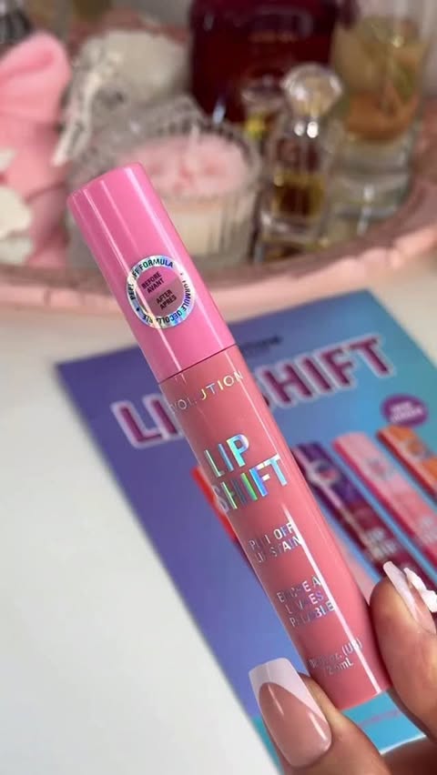 Instagram post by @wwow.beauty for Makeup Revolution. Caption reads: @makeuprevolution New lip shift shades ✨ PR [...].