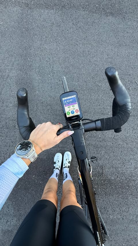 Instagram post by @amykirchner for Blackmores. Caption reads: [...] 🚴‍♀️ But this time, I’m riding with....