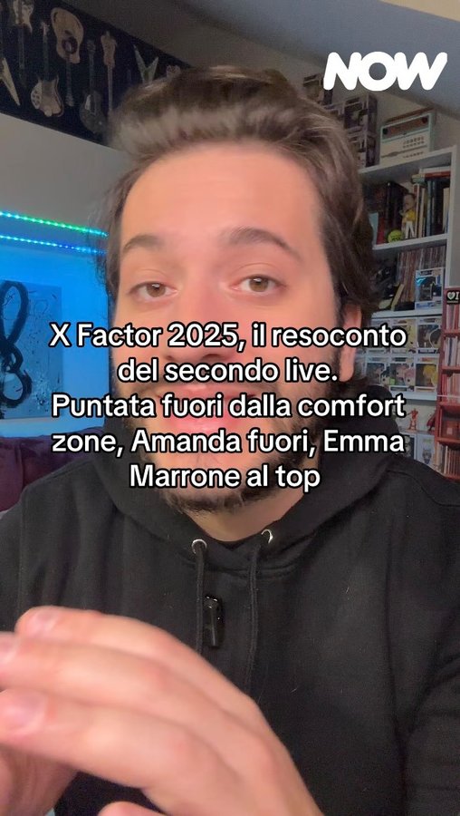 Instagram post by @alvisesalerno for NOW. Caption reads: Puntata di test diversi per tanti
#NOW #xf2025 #ad.