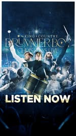 Instagram post by @forkingandcountry for YouTube Music. Caption reads: ’Tis the season…. #ADrummerBoyChristmas LIVE (The....