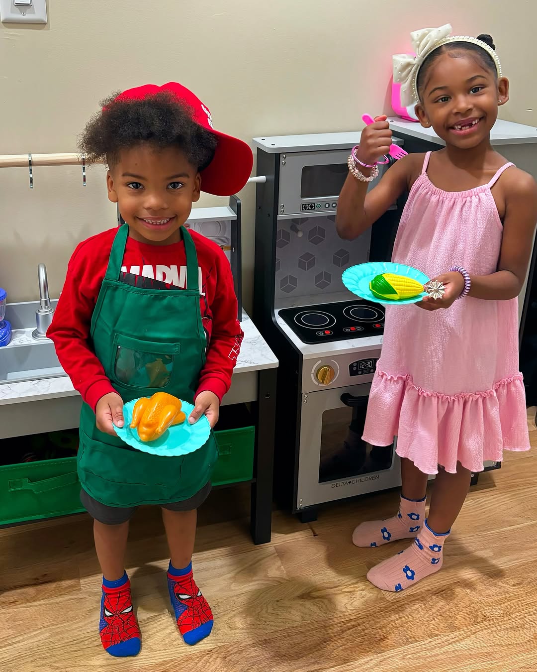 Instagram post by @brianna.and.brian for Delta Children. Caption reads: Check out our new @deltachildren gourmet....