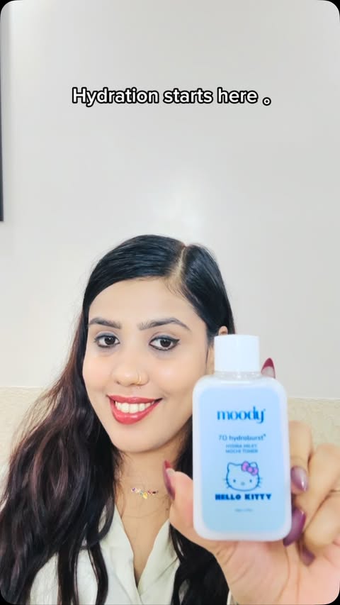 Instagram post by @wing_of_words_with_nidhi for ThePinkPantherCo. Caption reads: Hydrated, soft, and glowing skin starts with the....