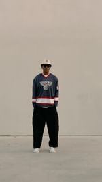 Instagram post by @juliusgod for I Love Ugly. Caption reads: [...] the Ezekiel cargo pants in black from....