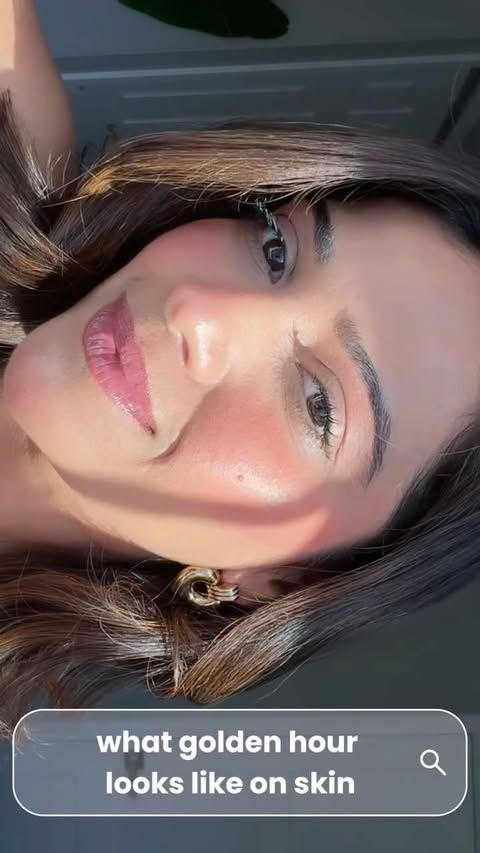 Instagram post by an influencer for Armani beauty. Caption reads: [...] ✨ Cheeks, lids, nose - @armanibeauty Cheek....