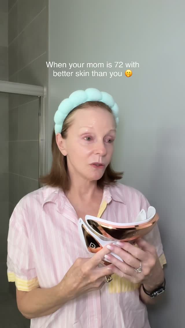 Instagram post by @chooseyourglow for Dr Dennis Gross. Caption reads: She’s also ALWAYS worn sunscreen every day.....